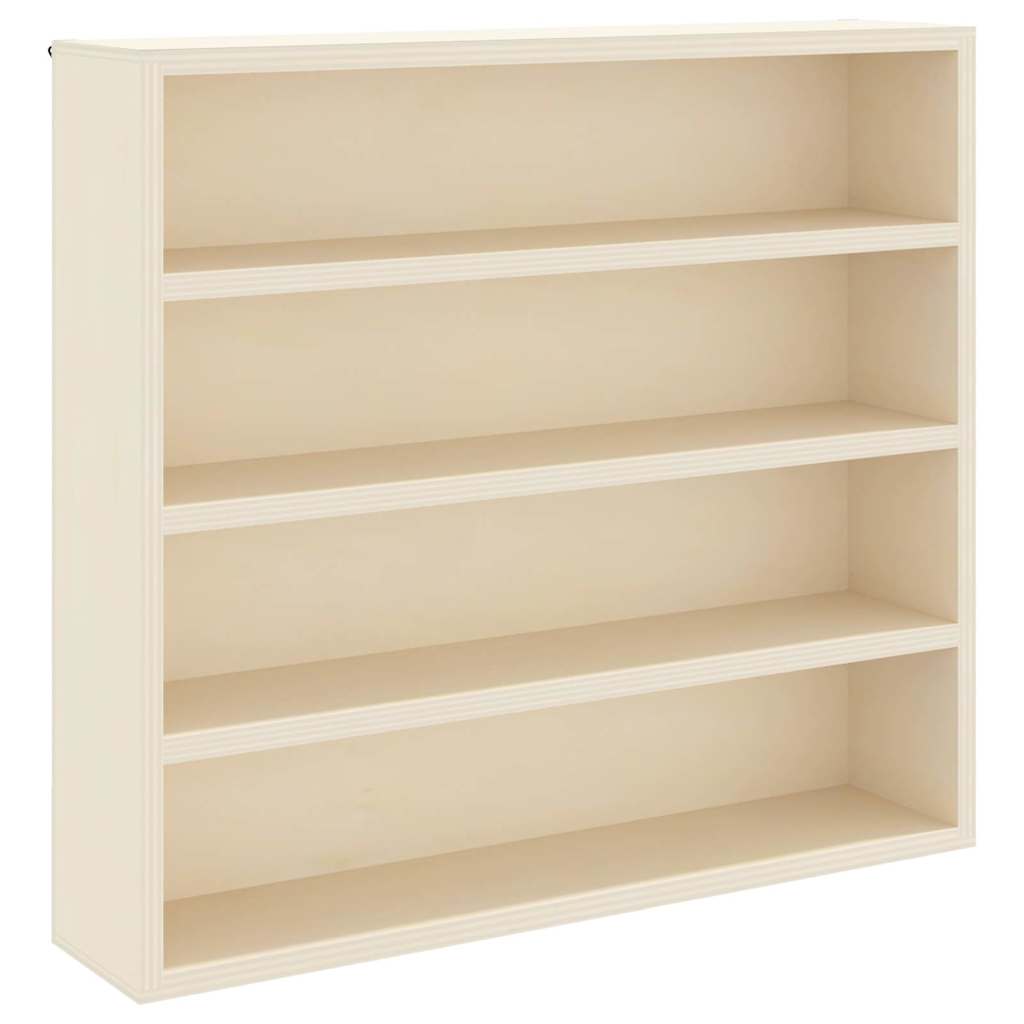 Wall Mounted Display Case with Shelf Beige 40 x 8.5 x 37 cm Particleboard