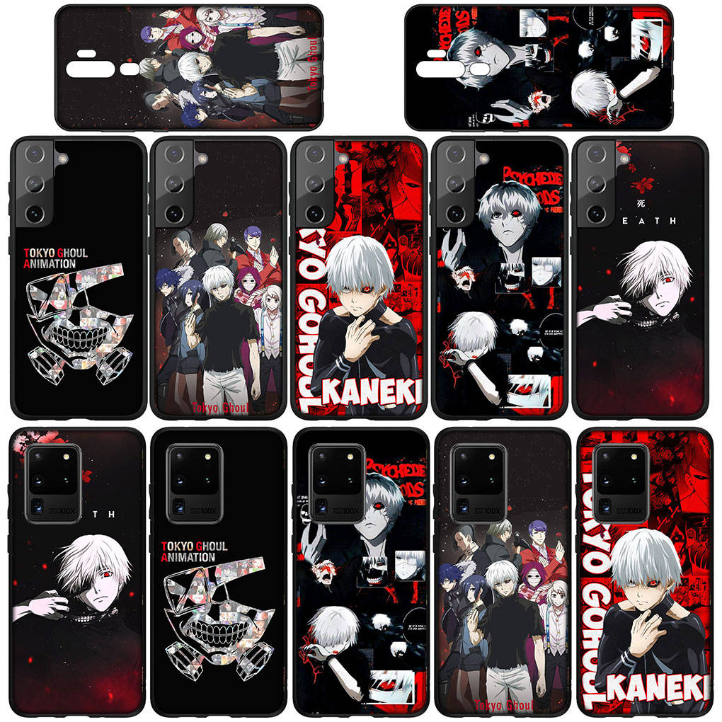 Чехол для телефона Samsung Galaxy S25 S24 S23 iPhone 16 15 Xiaomi Redmi Note 14 13 12 16E X 11 Pro Max 14C OPPO Moto Huawei Cartoon Tokyo Ghoul Cute Cover