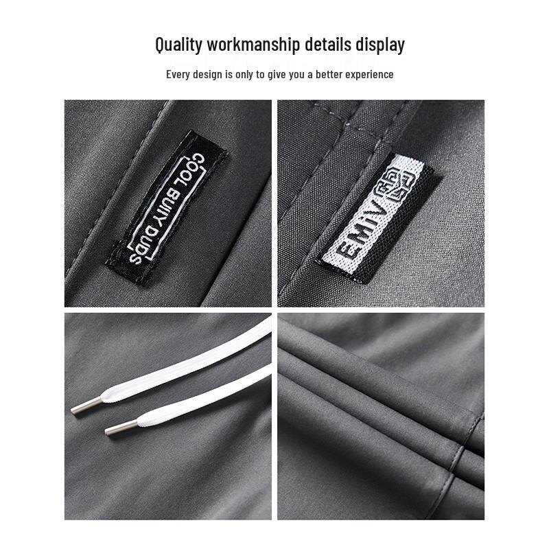 PLAYBOY Men's Summer Quick-Dry Slim Fit Casual Pants