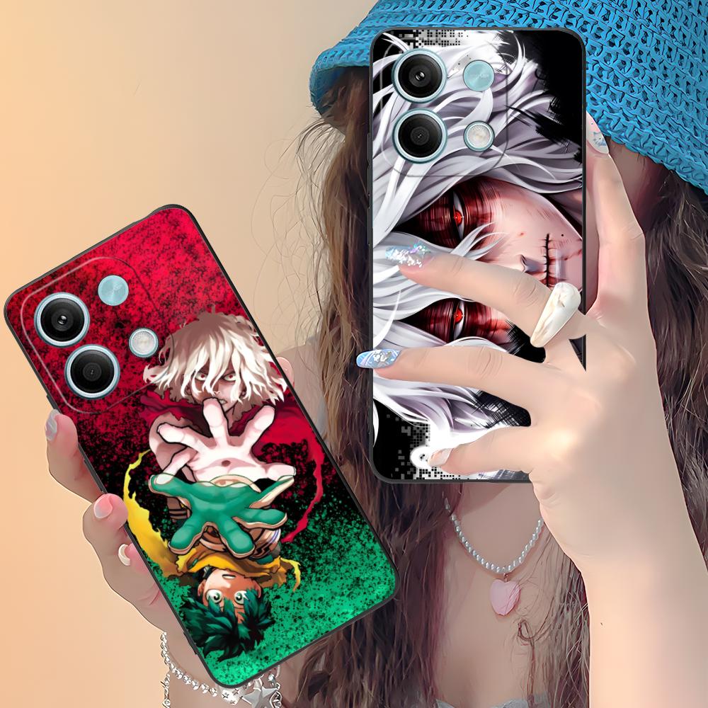 Hero Academia Tomura Shigaraki Phone Case for Xiaomi Redmi Note 14 13 12 11 A5 3 2 1 Pro Plus 4G 5G Colour Protective Cellphones