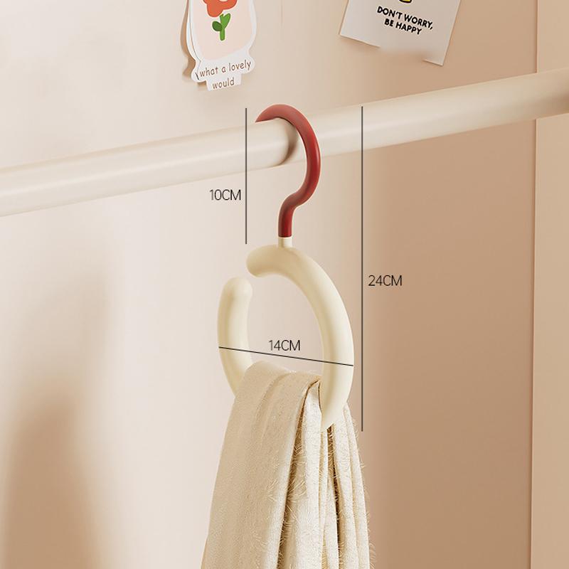 Дофаминовый крючок Многофункциональный вращающийся неперфорированный шарф шляпа сумка вешалка круглая шарф Выставочная витрина