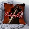 Подушка для игры Devil May Cry Аниме-подушка Наволочка для подушки на изголовье дивана-кровати Наволочка для подушки 45x45 см Модная