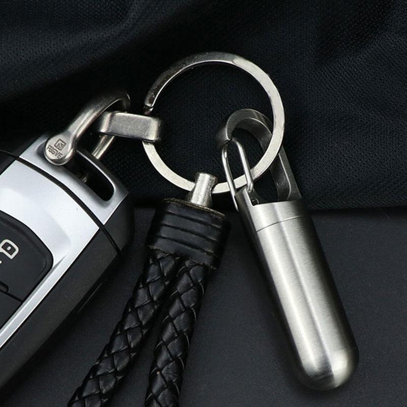 1 шт. Водонепроницаемая алюминиевая капсула для таблеток – Компактный органайзер для лекарств и портативный контейнер для хранения для использования на открытом воздухе