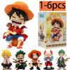 13 см Аниме Фигурка One Piece Монки Д. Луффи Ророноа Зоро Кавайные Игрушки Q Фигурка Нендороид Украшение для Автомобиля ПВХ Модель Подарки на День Рождения