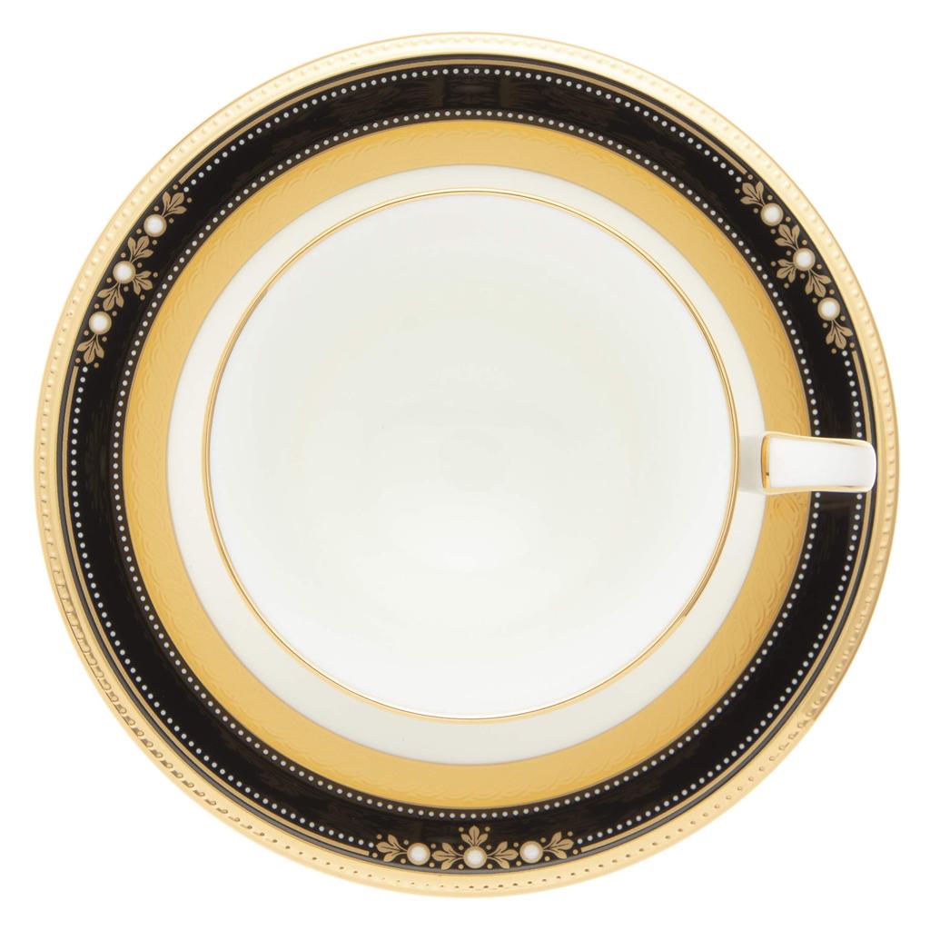 Noritake American Cup Saucer 220cc Evening Majesty 2 Bone China & (Pair Set) P59589/4818
