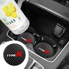 Коврик для подстаканника для автомобилей Honda Type-R, Коврик для подстаканника, Civic Fit, Type R, Детали интерьера,