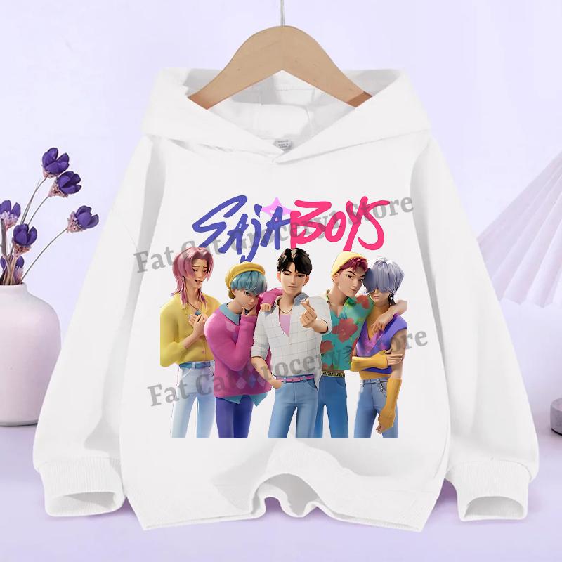 Kpop Demon Hunter Best-selling Children Kawaii Irumi Mira Zoe Hoodie 2025 Autumn Winter Fashion Casual Girls Sports Hoodie