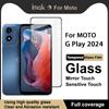 For Moto G Play 2024 Glass IMAK Full Coverage Tempered Glass Film Pro+ Series