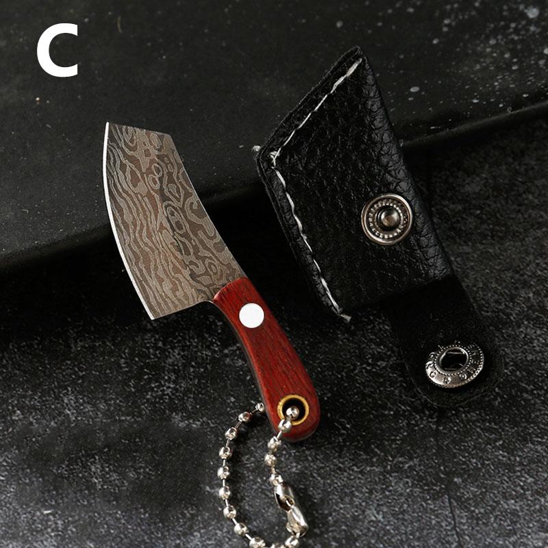 Новое поступление, нож, кухонный нож, 1 шт., карманный чехол, брелок для ключей, мини-брелок для ключей с