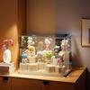 DIY blind box figurine storage display rack, acrylic transparent dustproof cabinet, doll building block ornaments