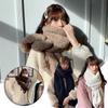 Warm In Autumn And Winter Thickened Lamb Hair Scarf Women's Cute Wearing Guide Plush Warm Japanese