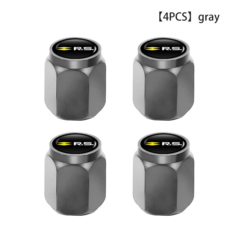 4PCS Car Tire Valve Caps Theftproof Aluminum Wheel Tyre Stem For Renault Cupra Ibiza RS Dacia Ateca Altea Arona Tarraco Leon A13