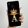 Для Huawei Nova 8i Honor 50 Lite Чехол для телефона для пары с короной и начальной буквой Nova8i Honor 50Lite Мягкий силиконовый TPU Защитный чехол