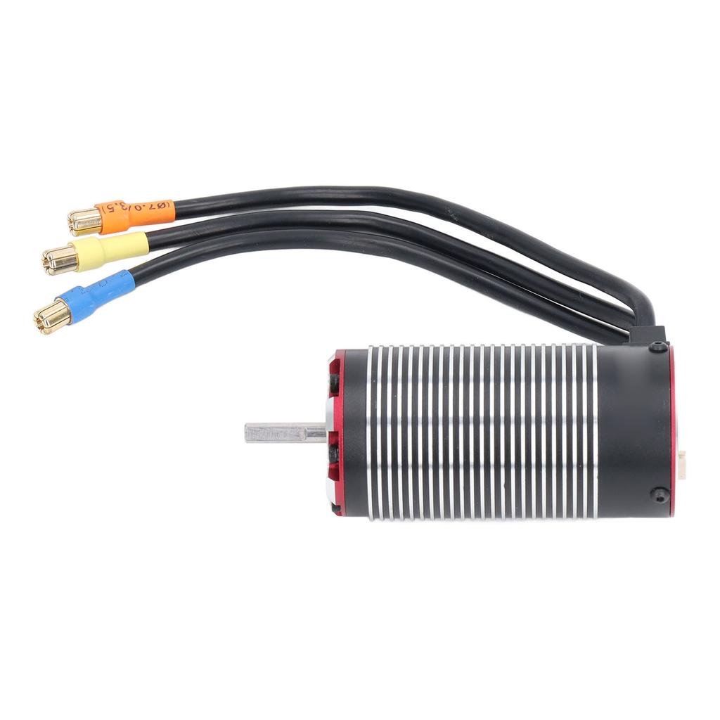 4282 2150KV V2 RC Бессенсорный Бесколлекторный Двигатель 4 Полюса Ротор Встроенный Температурный Порт для 18 RC Автомобиля