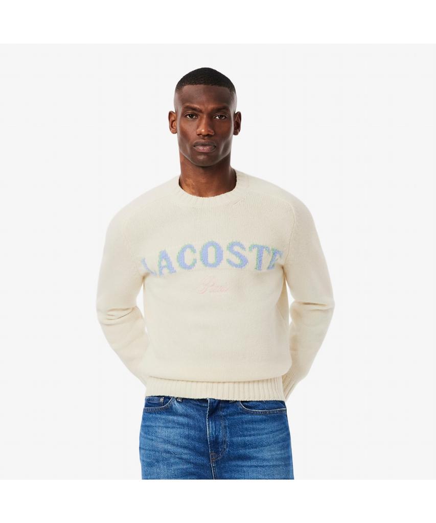 Мужской праздничный джемпер с круглым вырезом LACOSTE Ah5202-55N A9I