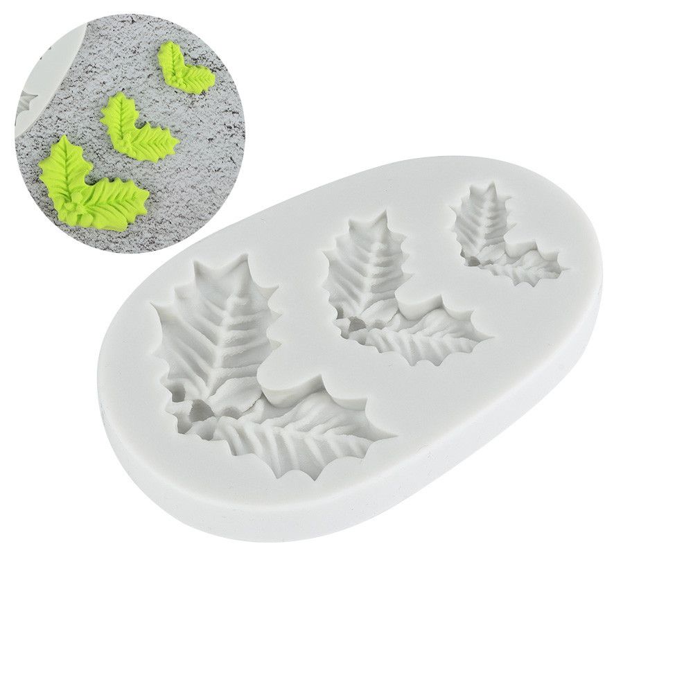Decoration Tools Fondant Cake Cake Decoration Silicone Molds Chocolate Leaf Mold Christmas Tree