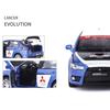 1/32 Mitsubishis Lancer Evolution Alloy Racing Car Model Diecast Metal Toy Vehicle Car Model Simulation Collection Children Gift