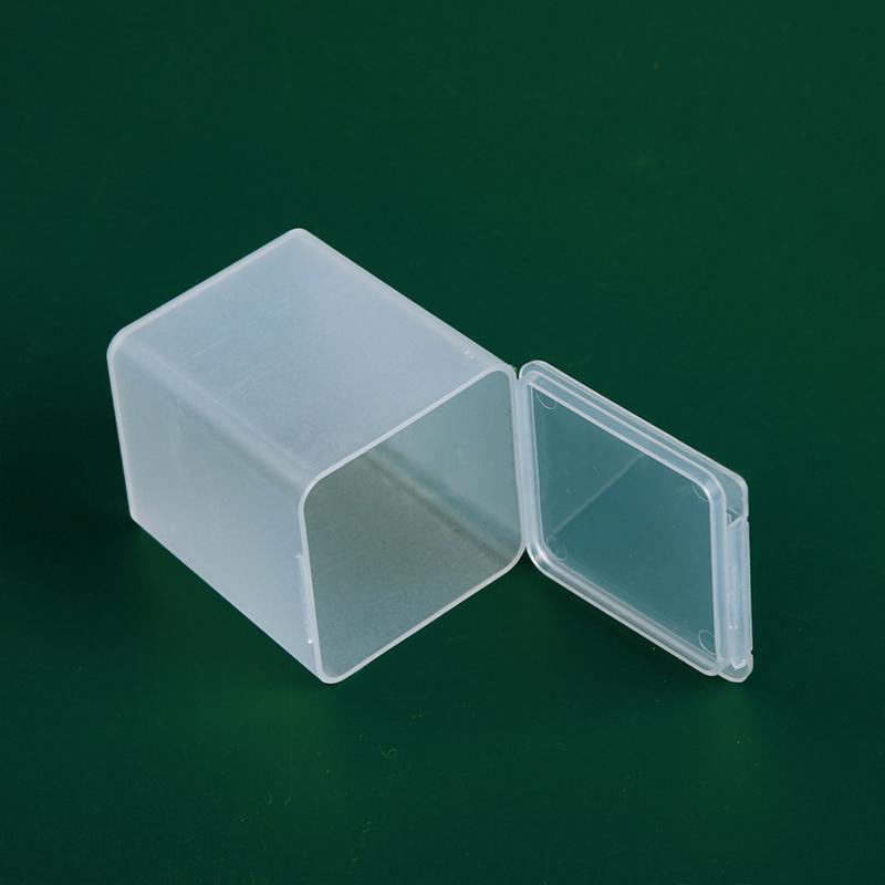 New Mini Plastic Box Rectangular Translucent Packing Box Dustproof Durable Strong Jewelry Button Sundries Storage Case Container