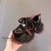 Мода 2024 года, новые осенне-зимние женские спортивные туфли на толстой подошве, повседневные женские спортивные туфли на шнуровке в готическом стиле на высоком каблуке