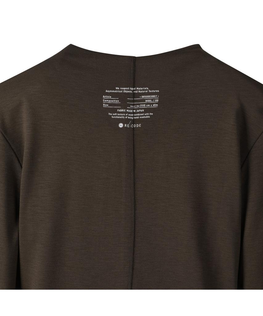 RECODE Mock Neck Edge Top_Rqtaa24586Brx