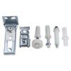 Easy To Install Door Hardware Repair Metal Nylon White