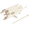 10PC 5cm Cylinder Glue On Pad Lapel Stick Pin Clutch Boutonniere Pin