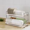 Extended Double-Layer Kitchen Dish Rack