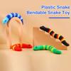 Игрушка-непоседа, гибкая, забавная, обучающая, портативная, для снятия стресса, декомпрессии, для детей и взрослых, сенсорная змея