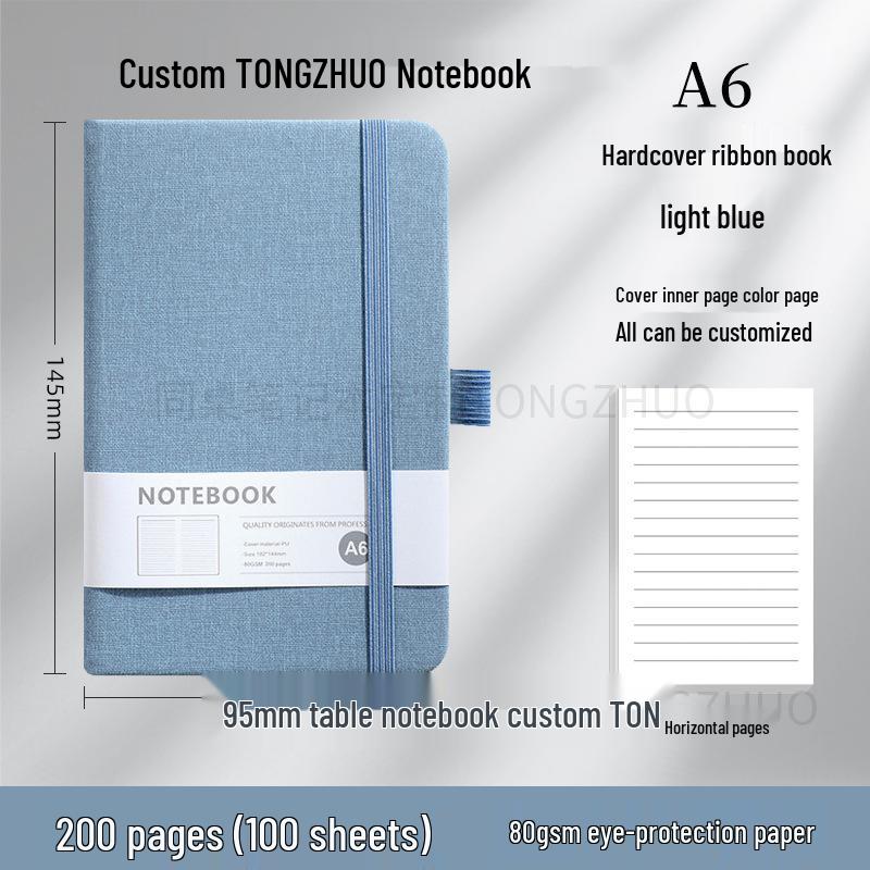 Высококачественный блокнот A5 с индивидуальным дизайном и резинкой для бизнеса и офиса