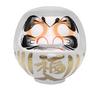 Takasaki Daruma Size Celebrating Health and Figurine/Object, White, 3, 12x11x15cm, Longevity, HKDM-3-WH-7