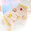 Cotton Comfortable Pet Pajamas Puppy Dog Clothes Four-legged Jumpsuit Spring Autumn Summer Thin