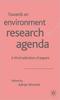 Книга Towards an Environment Research Agenda : A Third Selection of Papers