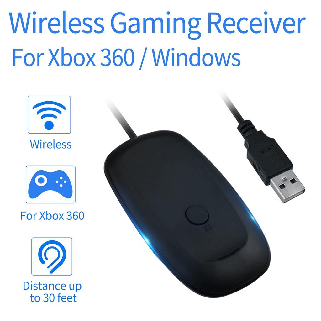 OSTENT Receiver USB Wireless Controller for PC Microsoft Xbox 360 Slim Game