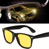 1/2Pcs Yellow Lens Night Vision Men Women Driving Sunglasses Anti Glare Driver Goggles Sun Glasses Non Polarized Glasses