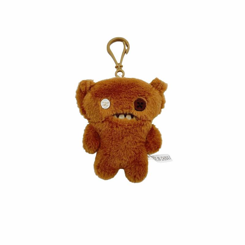 Fuggler Big Teeth Monster Plush Keychain With Cartoon Design For Kids And Gift Use