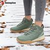 BAASPLOA Женские зимние водонепроницаемые теплые плюшевые новые женские хлопковые туфли зимние высокие хлопковые туфли сноубутсы ботинки для активного отдыха