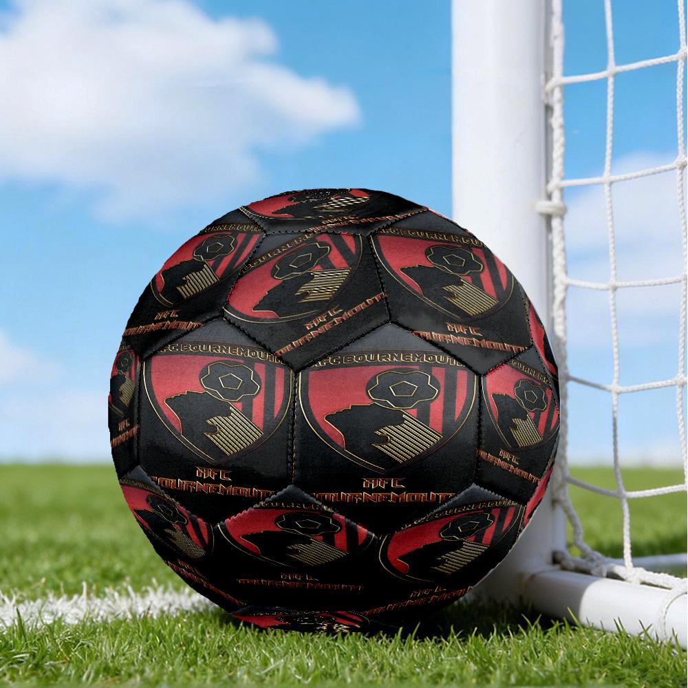 Afc Crest Printed Size 5 Soccer Balls, High-Quality, Anti-Slip, Protective Football, A Unique Gift Suitable for Him/Her, Birthdays, Christmas Gifts