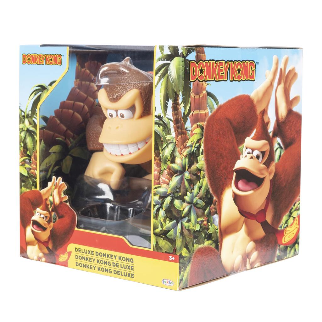 Nintendo Super Mario 15cm Tall Donkey Kong Action Figure with Pose Perfect for Play and Display for Kids and Collectors Ages 3 and 6" / Function, Up.