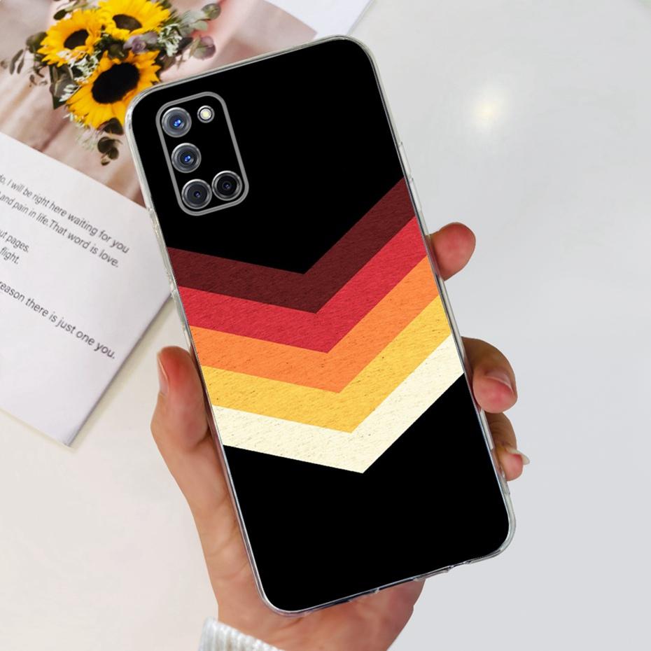 Fashion Pattern Case For OPPO A52 A72 A92 Soft Silicone TPU Back Cover For OPPO A92 4G A72 A52 Phone Cases