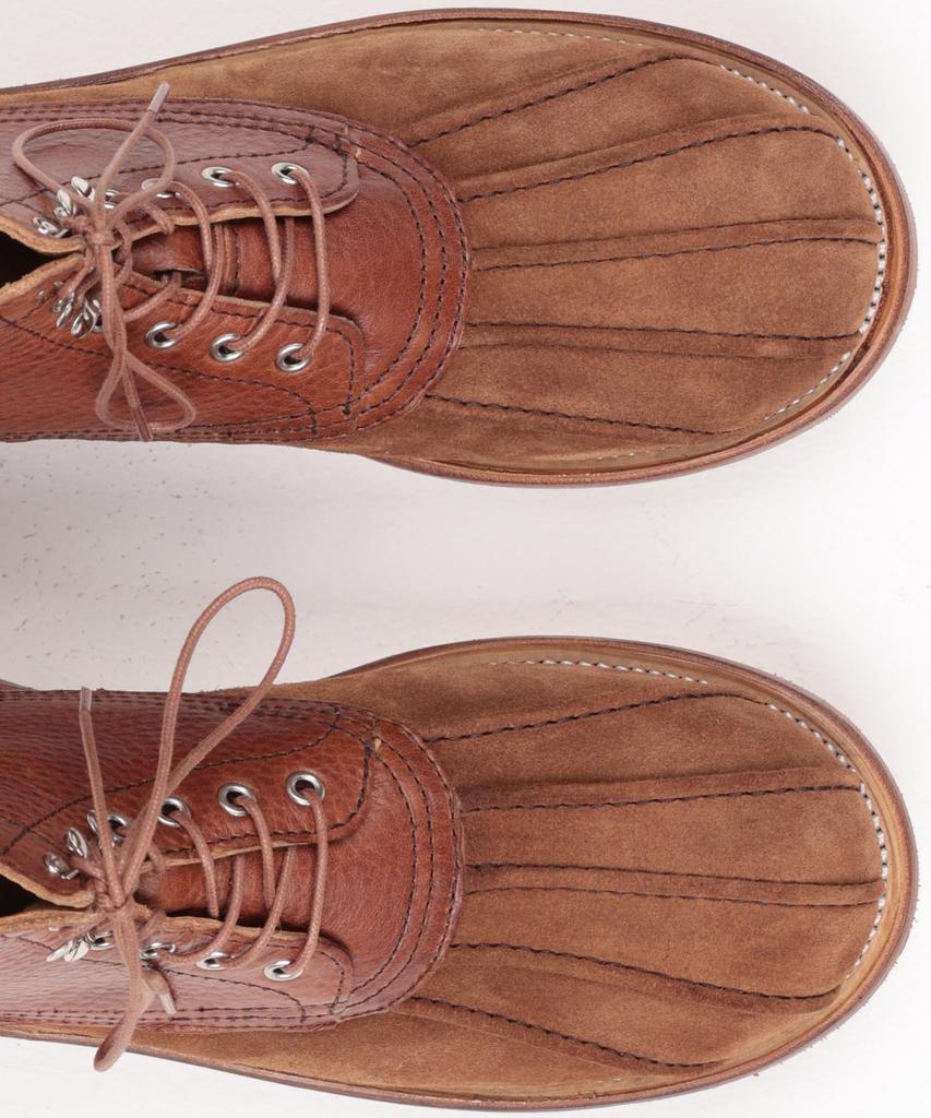 Brenowelt 705 Shrunken Brown Duck Boots Goodyear Welt [Suede Combi]