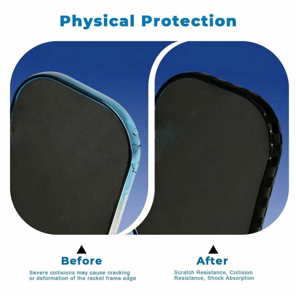 3PCS High Fit Pickleball Racket Edge Strip Protector High Elastic Paddle Head Edge Tape Training