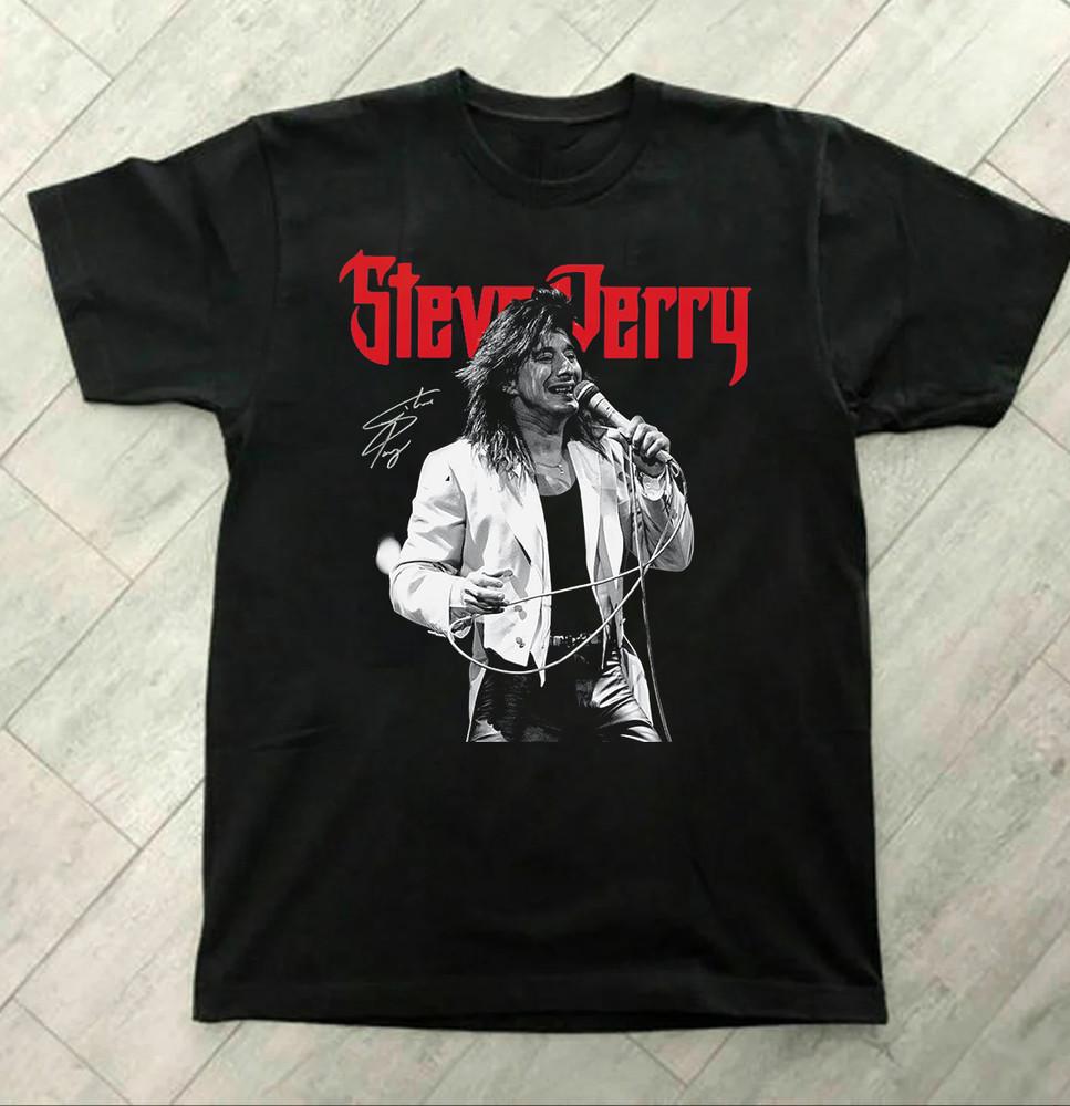 Steve Perry Journey Band Concert Tour Cotton Shirt Full Size Unisex MR539 Unisex T-Shirt