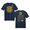 Футболка с commemorative дизайном к Чемпионату Национальной Лиги по Баскетболу Michigan Wolverines Мужская и Женская Хлопковая Одежда Топ