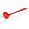Силиконовый половник ложка для супа с длинной ручкой антипригарное покрытие круглые ложки для приготовления супа смешивания мешалка кухонный столовый инвентарь посуда