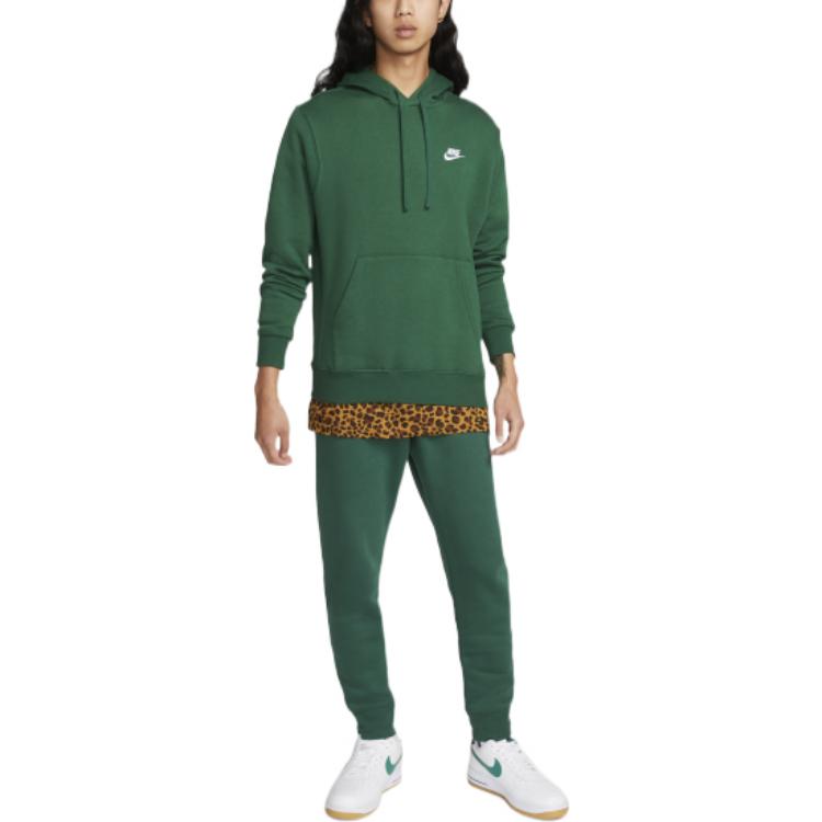 Nike Sweatshirts Unisex Green Hooded Moderate Other BV2655-341