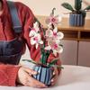 Phalaenopsis Building Blocks Set for Kids - Fun Simulation of Flower Potted Plant, Ideal for Decorating Rooms & Gifts for Girls