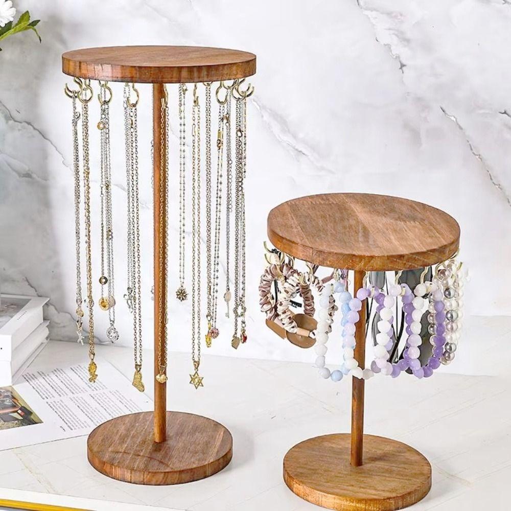 Hanging Countertop Necklace Earrings Stand Jewelry Organizer Jewelry Storage Rack Women Girls