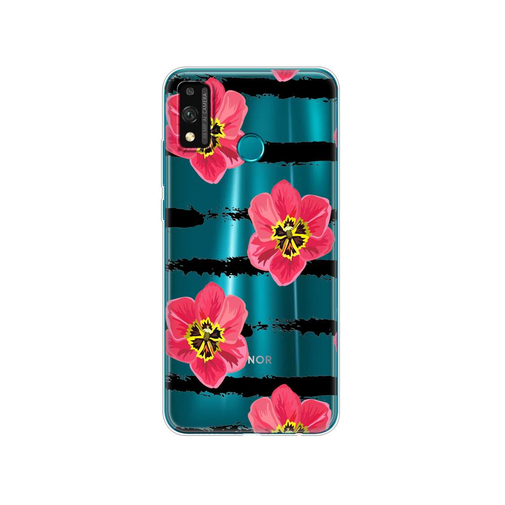Силиконовый чехол для Honor 9x lite, чехол для телефона huawei Honor 9X lite, мягкий чехол 6,5 дюйма, чехол, чехол, чехол etui, бампер