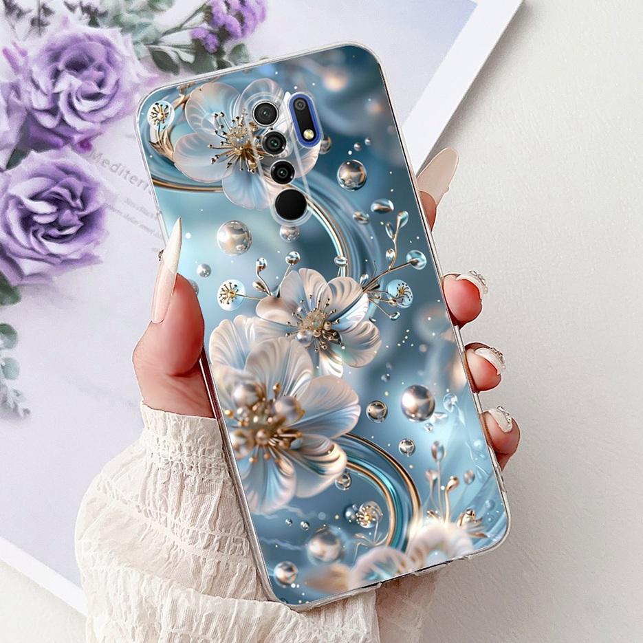For Xiaomi Redmi 9 Case Cool Dragon Fashion Painted Cover 6.53'' Soft Silicone Phone Case For Redmi 9 Prime Redmi9 Fundas Bumper
