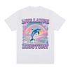 Live Laugh Lobotomy T Shirt Men Funny Dolphin Meme T-shirt Silly Weird Short Sleeve Cotton Unisex Tee Shirt Summer Streetwear